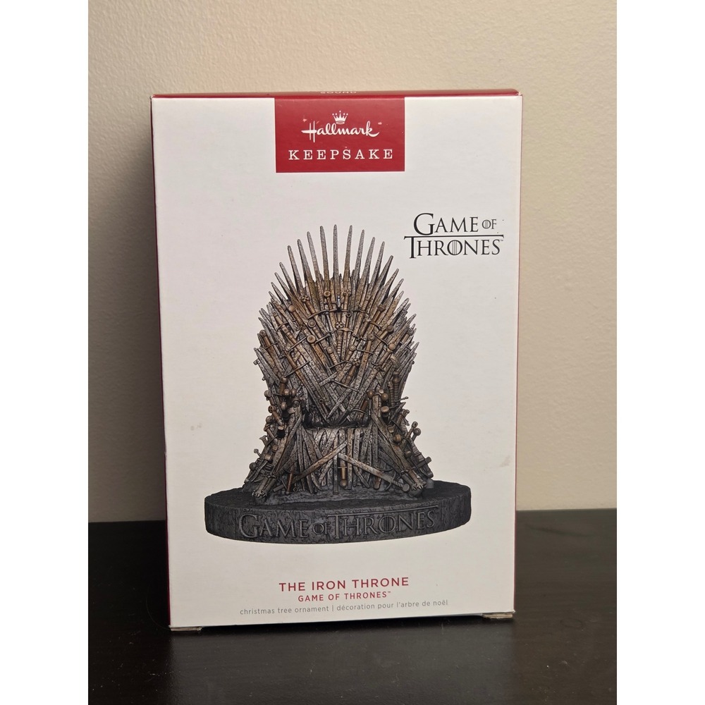 Hallmark Keepsake 2022 Game of Thrones The Iron Throne Musical Ornament QXI7183
